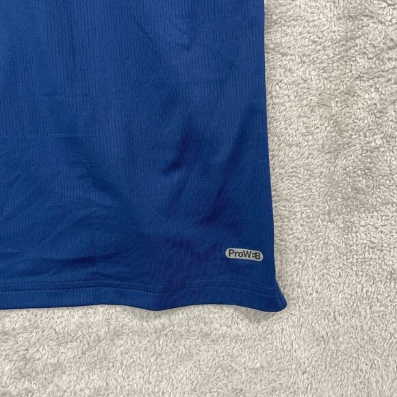 NEW Spyder Active Mens L Blue Lightweight 4-Way Stretch Short Sleeve T Shirt - Picture 7 of 8